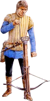 Arbalétrier guerre de Cent ans